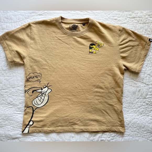 The Souled Store Other - The Souled Store Tom & Jerry Graphic T-Shirt Beige/Tan Cartoon Tee Size Medium